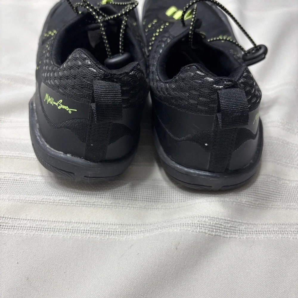 Mens‎ Maui and Sons Size 12 Shoes Black H2FL Toggle Closure Traction